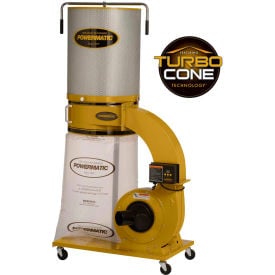Powermatic Model PM1300TX-CK 1.75HP 1-Phase 115/230V Dust Collector & 2-Micron Canister Kit PM9-1791079K