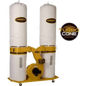 Powermatic PM9-1792073K Model PM1900TX-BK3 3HP 3-Phase 230/460V Dust Collector W/ 30-Micron Bag Kit PM9-1792073K