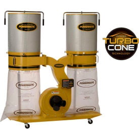 Powermatic Model PM1900TX-CK3 3HP 3-Phase 230/460V Dust Collector W/ 2-Micron Canister Kit PM9-1792074K