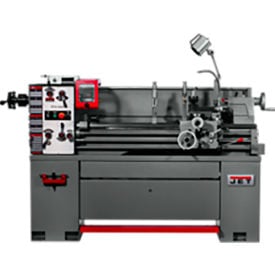 JET® EVS-1440B Electronic Lathe with Newall DP700 DRO & Collet Closer 3 HP 3PH 230V JT9-311449