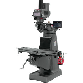 JET® JTM-4VS Milling Machine Newall DP700 DRO & X-Axis Powerfeed & Power Draw Bar 3 HP 460V JT9-690069-4