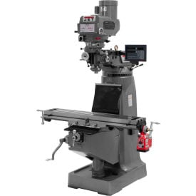 Jet JT9-690087 JTM-4VS Milling Machine W/Newall DP700 DRO & X-Axis Powerfeed 3 HP JT9-690087