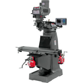 JET® JTM-4VS Milling Machine with Acu-Rite 203 DRO X & Y-Axis Powerfeeds 3 HP 230/460V JT9-690098-4