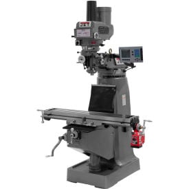 JTM-4VS Mill With ACU-RITE 200S DRO With X-Axis Powerfeed and Power Draw Bar JT9-690125