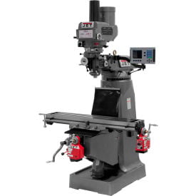 JTM-4VS Mill With ACU-RITE 200S DRO With X and Y-Axis Powerfeeds and Power Draw Bar JT9-690230