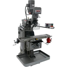 JET® JTM-1050EVS2/230 Milling Machine with Acu-Rite 203 DRO (Q) & 3-Axis Powerfeeds 3 HP 230V JT9-690606