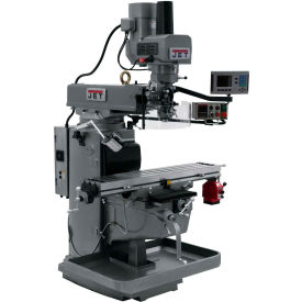 JET JTM-1050EVS2/230Mill-3-Axis Acu-Rite 200S DRO(Knee)-X-Axis Powerfeed-Air Powered Drawbar- JT9-690625