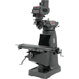JET® JTM-4VS Milling Machine with Newall DP700 DRO X & Y-Axis Powerfeeds 3 HP 230/460V JT9-691200-4