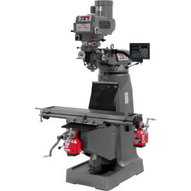 Jet JT9-691201 JTM-4VS Milling Machine W/Newall DP700 DRO X & Y-Axis Powerfeeds 3 HP JT9-691201
