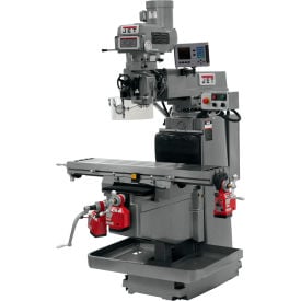 JET® JTM-1254VS Milling Machine w/ Acu-Rite 203 DRO & X Y & Z-Axis Powerfeeds 5 HP 230/460V JT9-698053-4
