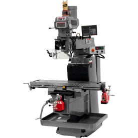 JET® JT9-698070 JTM-1254VS With Newall DP700 DRO X & Y Powerfeeds & Air Power Drawbar JT9-698070