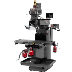 JET® JT9-698072 JTM-1254VS With Newall DP700 DRO XY&Z Powerfeeds & Air Power Drawbar JT9-698072