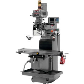 JET® JT9-698121 JTM-1254RVS With ACU-RITE 203 3X (Q) DRO X Powerfeed & Air Power Drawbar JT9-698121