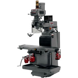 JET® JT9-698131 JTM-1254RVS With Newall DP700 DRO XY&Z Powerfeeds & Air Power Drawbar JT9-698131