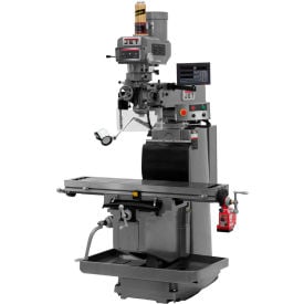JET® JT9-698133 JTM-1254RVS With Newall DP700 3X (K) DRO X Powerfeed & Air Power Drawbar JT9-698133