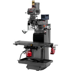 JET® JT9-698135 JTM-1254RVS With Newall DP700 3X (K) DRO X & Y Powerfeeds & Air Power Drawbar JT9-698135