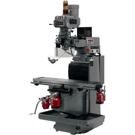 JET® JT9-698137 JTM-1254RVS With Newall DP700 3X (K) DRO XY&Z Powerfeeds & Air Power Drawbar JT9-698137