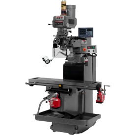 JET® JT9-698141 JTM-1254RVS With Newall DP700 3X (Q) DRO X & Y Powerfeeds & Air Power Drawbar JT9-698141