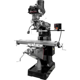JET® ETM-949 Mill with 3-Axis ACU-RITE 203 (Knee) DRO and X Y Z-Axis JET Powerfeeds JT9-894128