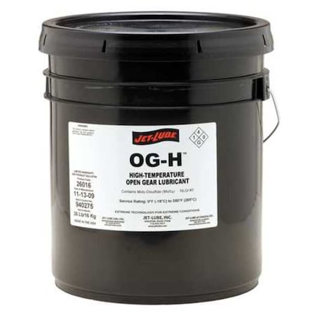 5 gal Gear Lubricant Pail 460 ISO Viscosity, Not Specified SAE, Black MPN:26016