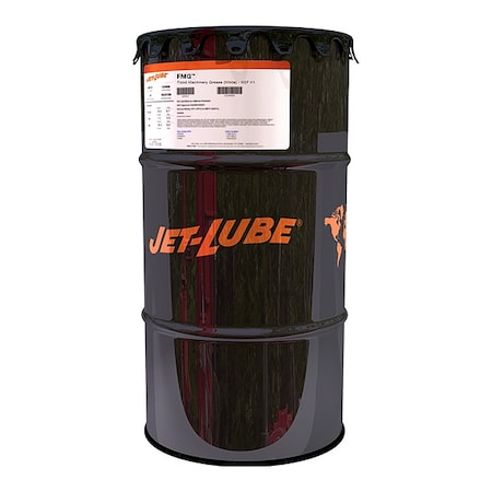 15 gal. White Food Machine Grease Drum MPN:30124