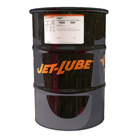 50 gal. White Food Machine Grease Drum MPN:30129