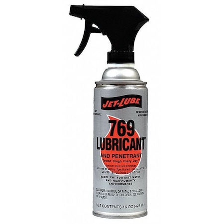 Lubricant, 16 oz, Spray Bottle, Mineral Oil, Amber MPN:37343