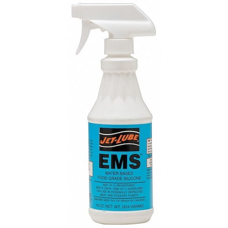 Silicone Lubricant, 16 oz., Spray Bottle, Water, White MPN:52543