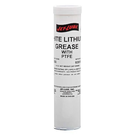 14 OZ. White Lithium Grease w/Ptfe Lithium Base MPN:50350