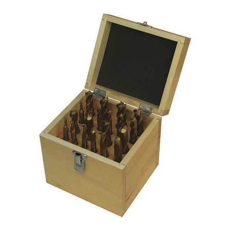 20-Piece Tin Coated Double End Mill Set MPN:650210