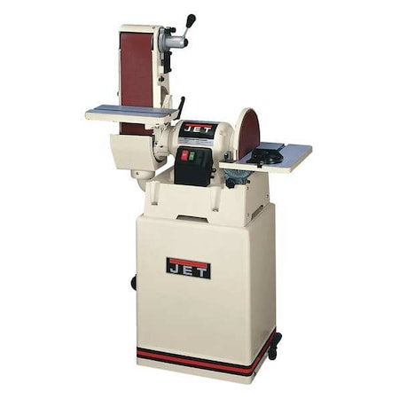 Belt and Disc Sander, 1 1/2 hp, 12 in Disc Dia, 1725 RPM Disc Speed, Corded, 230 V V MPN:708598K