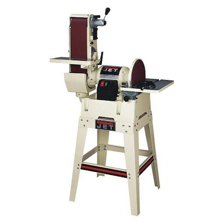 Belt and Disc Sander, 1 1/2 hp, 12 in Disc Dia, 1725 RPM Disc Speed, Corded, 230 V V MPN:708599K