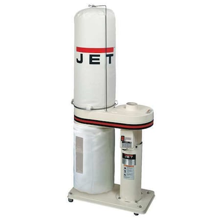 Wood Dust Collector, 650 cfm CFM Max Flow, 1 hp, Single Phase MPN:708642BK