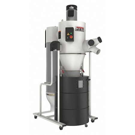Wood Dust Collector, 1, 963 cfm CFM Max Flow, 3 hp, Single Phase MPN:717530K