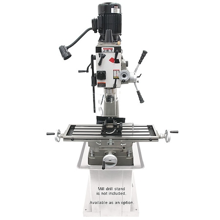 Mill Drill Machine, Power, 1ph, 115/230V MPN:JMD-40GHPF