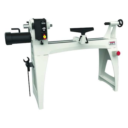 Wood Lathe, 230V AC Volts, 2 hp HP, 60 Hz, Three Phase 40 1/2 in Distance Between Centers MPN:JWL-1840EVS