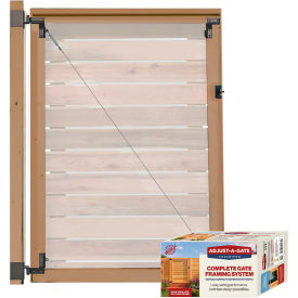 Adjust-A-Gate® Universal Frameless Steel Gate Kit For Openings Up To 84