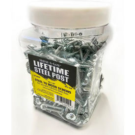Lifetime Steel Post® Galvanized Steel Wood Screws For LTP Post 3/16