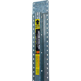 Lifetime Steel Post® Powder Coated Galvanized Steel Metal Fence Post with Top Plate 4