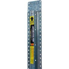 Lifetime Steel Post® Powder Coated Galvanized Steel Metal Fence Post with Top Plate 4