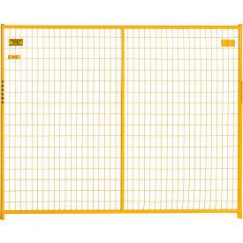 Perimeter Patrol® Panel 6'H x 7.5'W Yellow RF 10006