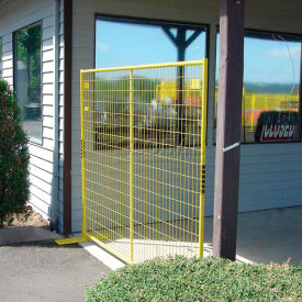 Perimeter Patrol™ Welded Wire Yellow Powder Coat Fence - 7'6