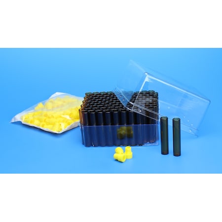 Clr, 8x40 mm, Shell Vial/Starburst Plug, Convenience Pack (5 MPN:9802-840XS