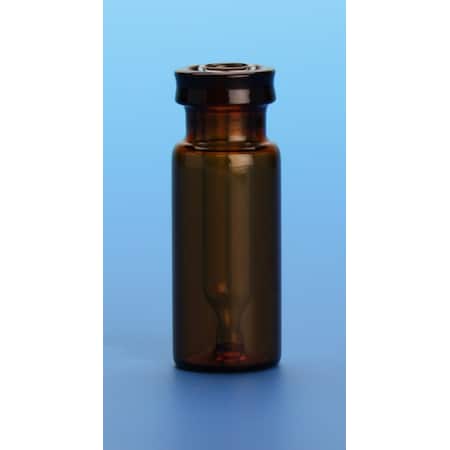 Amber Interlocked Vial/Insert Snap Seal, 12 x 32 mm, 11 mm Crimp, PK100 MPN:3211SS-1232A