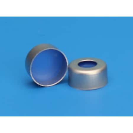 Silver Seal, 1mm Thick Clr PTFE/Blue Silicone Septa, Ultra Low, PK100 MPN:5150UL-11