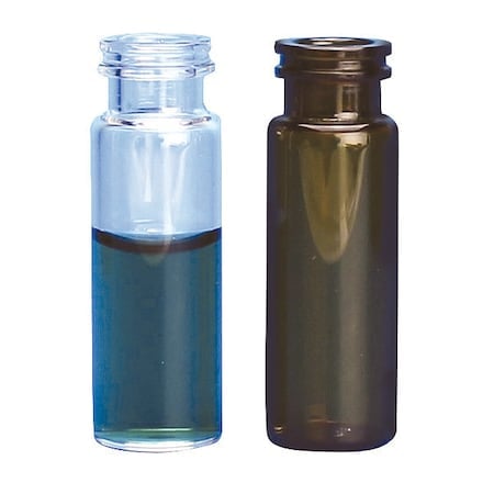 Silanized 4mL Amber Snap Ring Vi, PK100 MPN:34013S-15AZ