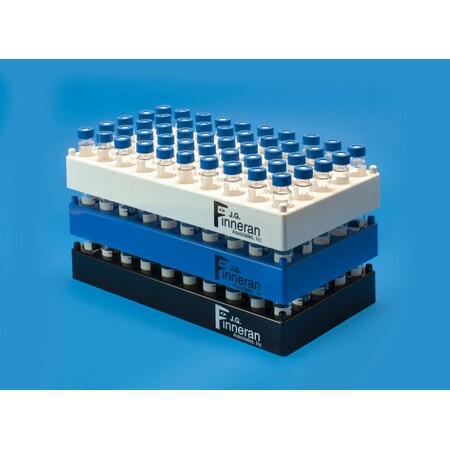 Black PP Stack Rack, for 12 mm Vials/Tube MPN:9750-12BL