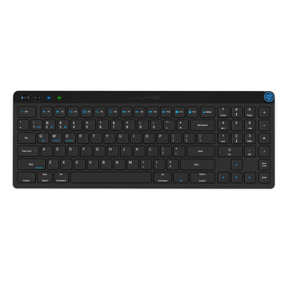 JLab Audio JBuds Wireless Keyboard, Black MPN:KJBUDSKEYRBLK4