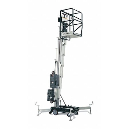 Vertical Personnel Lift, 32 2/9 in W, 27 2/3 in D, 350 lb Load Capacity MPN:25AM-AC