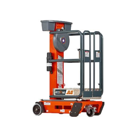 Personnel Lift, 24 in W, 28 in D, 330 lb Load Capacity MPN:EcoLift50